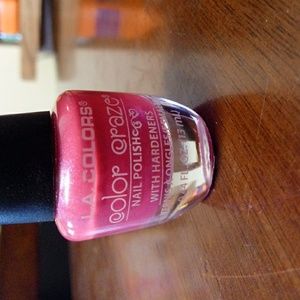 L.A Colors Hot Pink and Slightly Sparkly Polish